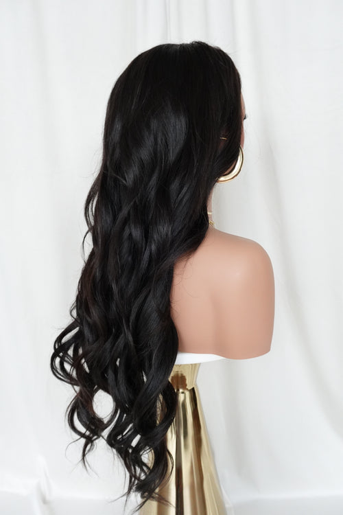 luxury custom wig natural wave South Asian women