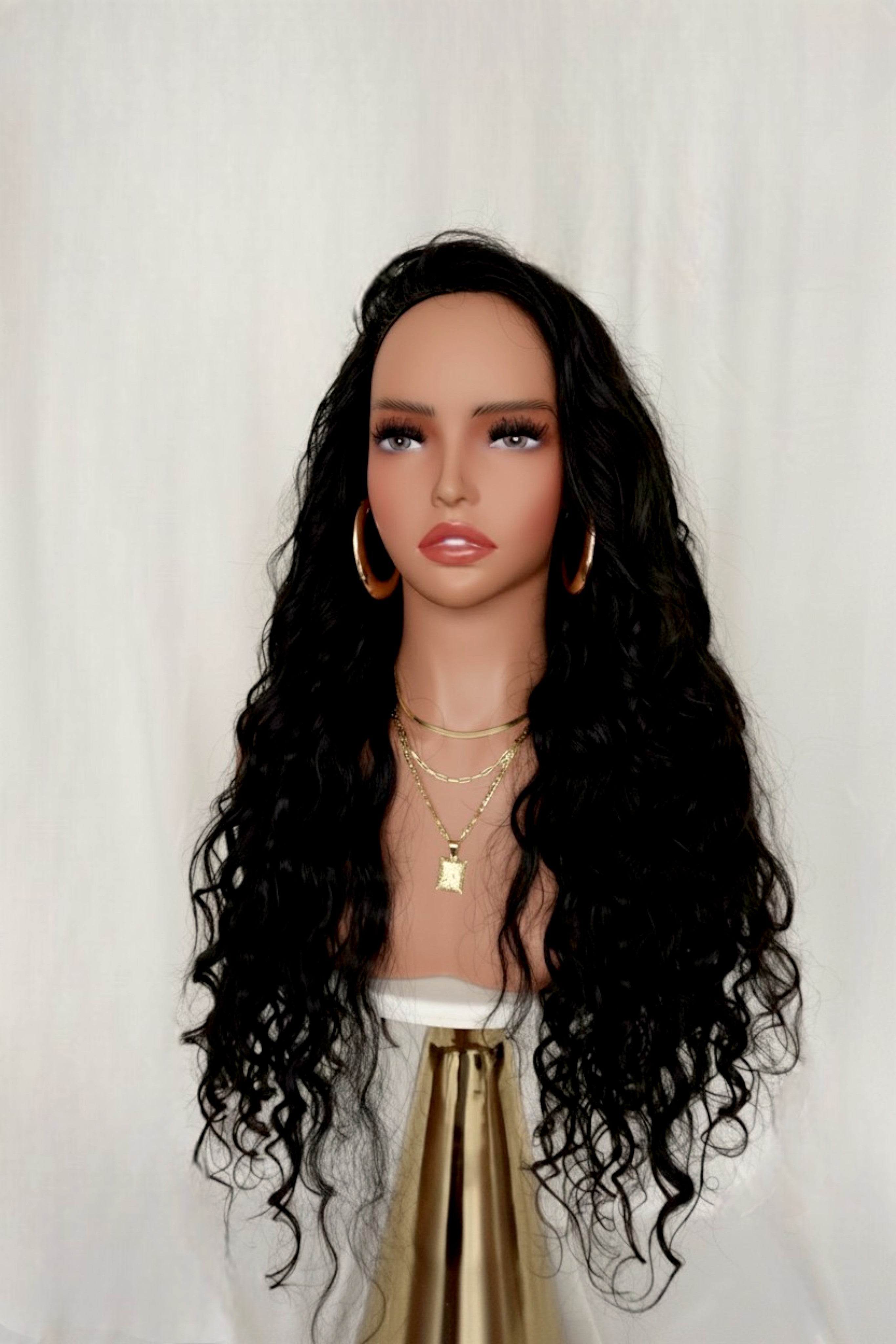 Raw Temple Hair Wig - Natural Curly
