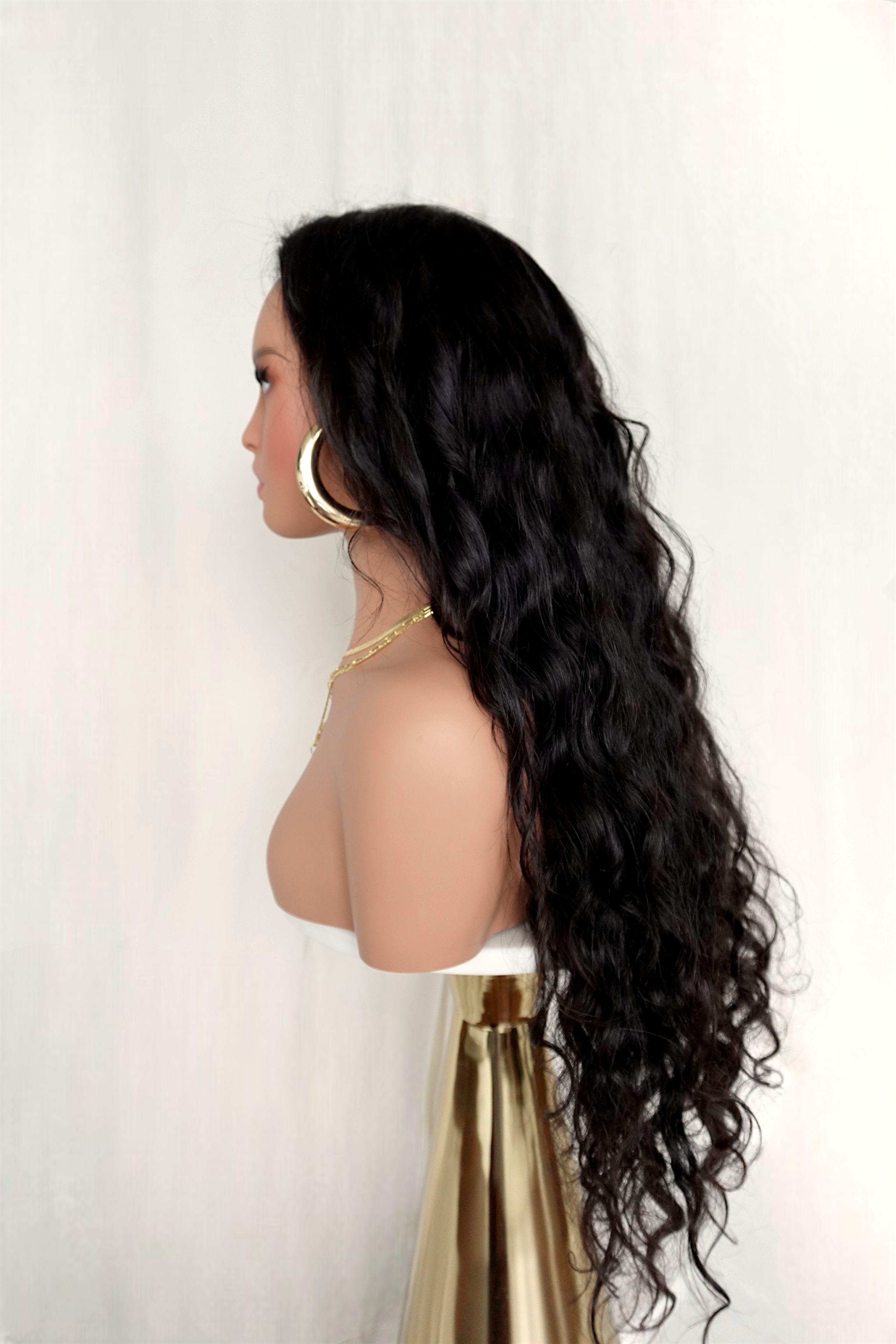 Raw Temple Hair Wig - Natural Curly